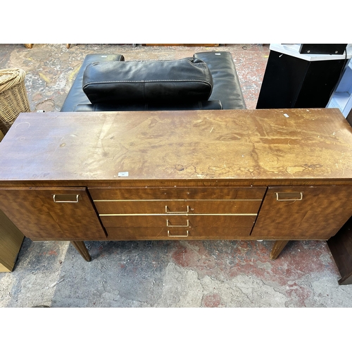 144 - A Stonehill Furniture teak sideboard - approx. 78cm high x 152cm wide x 43cm deep