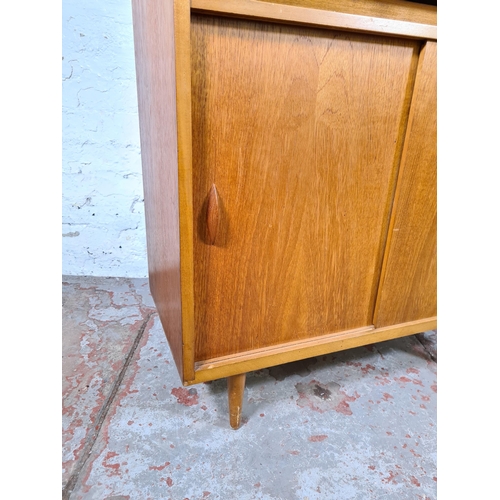 157 - A 1960s Danish Jonelle teak bureau - approx. 108cm high x 77cm wide x 36cm deep