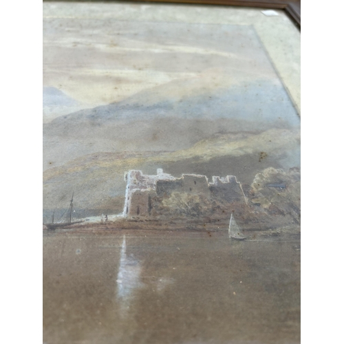 193 - A late 19th century gilt framed watercolour by William H. Muller Hewitt - approx. 59cm high x 44cm w... 