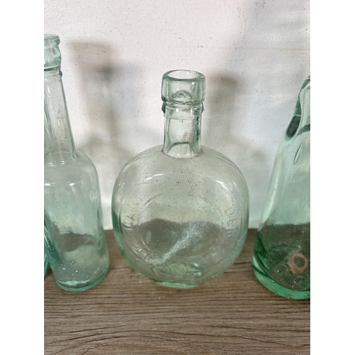 341 - Nineteen vintage glass bottles