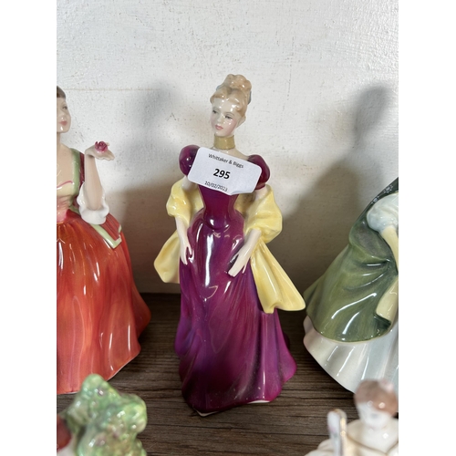 295 - Fifteen Royal Doulton figurines to include Storytime - HN 3695, My First Figurine - HN 3424, Adrienn... 