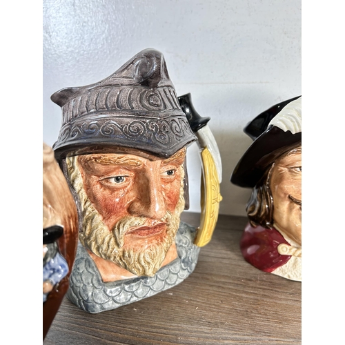 314 - Five Royal Doulton character jugs