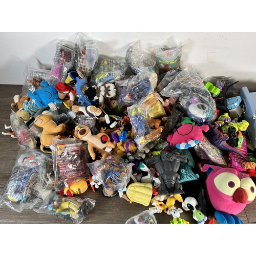 399 - A large collection of children's toys to include MGA Entertainment Bratz model vehicle, McDonalds to... 