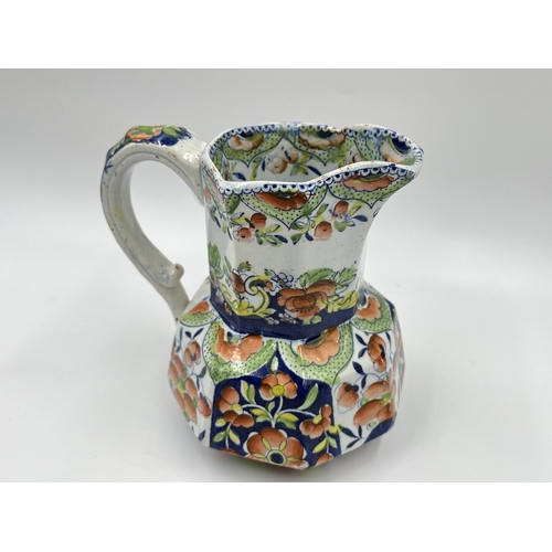 232 - An early 19th century Mayer & Newbold New Opaque Staffordshire Pottery jug, circa 1817-1833 - approx... 