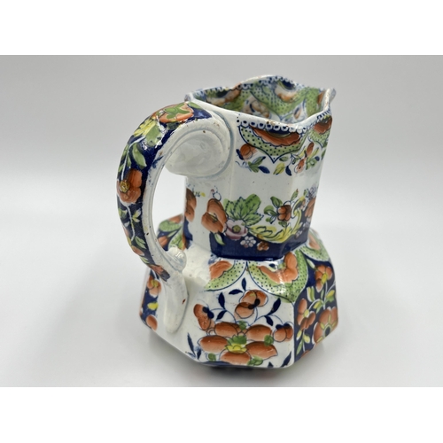 232 - An early 19th century Mayer & Newbold New Opaque Staffordshire Pottery jug, circa 1817-1833 - approx... 