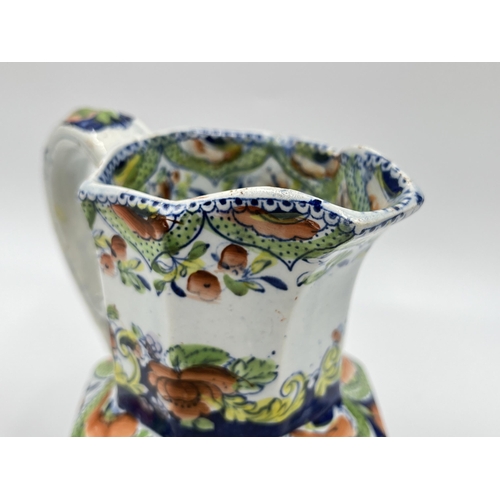 232 - An early 19th century Mayer & Newbold New Opaque Staffordshire Pottery jug, circa 1817-1833 - approx... 