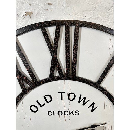 136A - A JB Global Old Town Clocks circular wall clock - approx. 100cm diameter