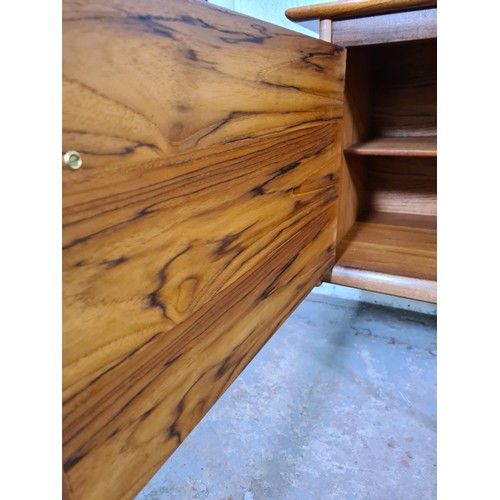 166 - A 1960s Younger Fonseca teak sideboard - approx. 75cm high x 210cm wide x 50cm deep