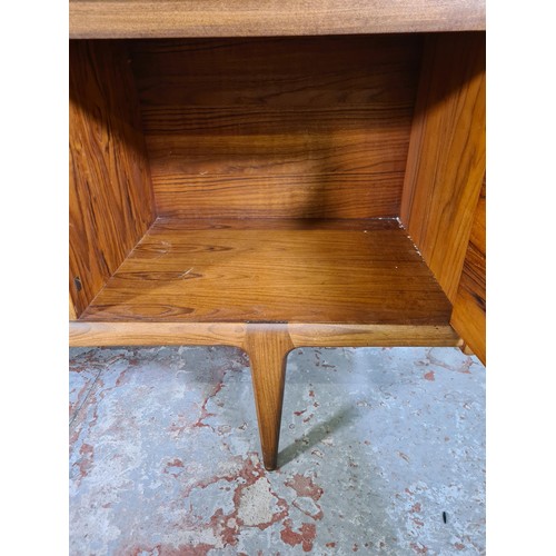 166 - A 1960s Younger Fonseca teak sideboard - approx. 75cm high x 210cm wide x 50cm deep