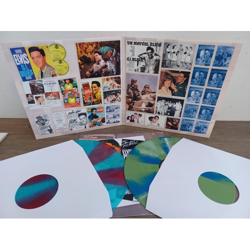 Four Elvis Presley LP vinyl records, 'G.I. Blues