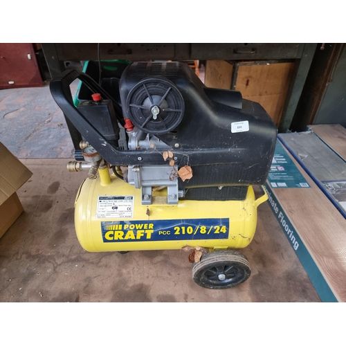 834 - A Power Craft PCC 210/8/24 air compressor