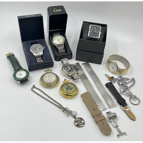 1198 - A collection of watches and accessories to include boxed Avia Polar star, Sekonda, boxed Limit, Nylo... 