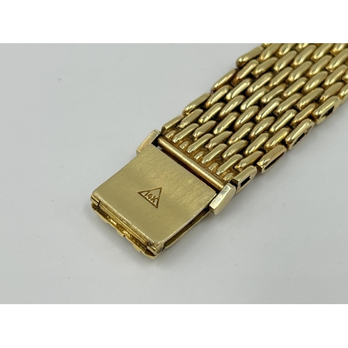 1201 - A boxed Concord ETA 255112 quartz 32mm wristwatch with 14ct gold case and bracelet - approx. gross w... 