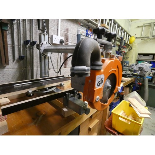 Eumenia radial store arm saw