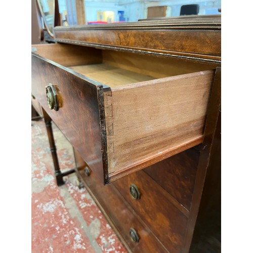 118 - A Waring & Gillow Ltd. walnut chest of four drawers, patent no. 224089 - approx. 102cm high x 92cm w... 