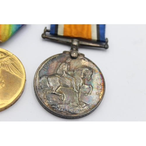 1152 - A WWI medal pair with original ribbons presented to 6090 PTE. G. H. Cook 7-Lond.R.