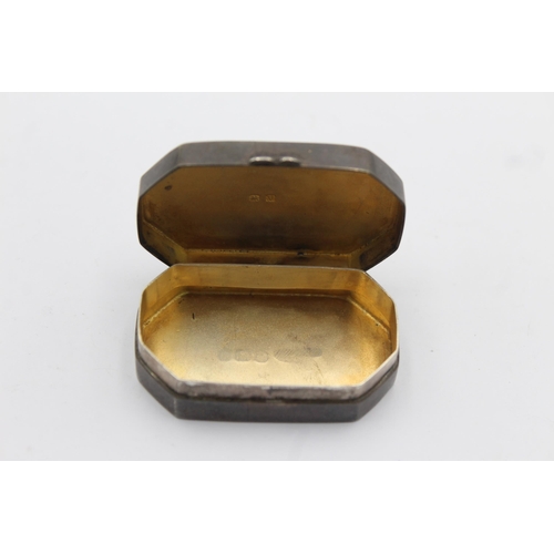 1190 - A hallmarked Birmingham sterling silver and enamel trinket box, dated 1920 - approx. gross weight 22... 