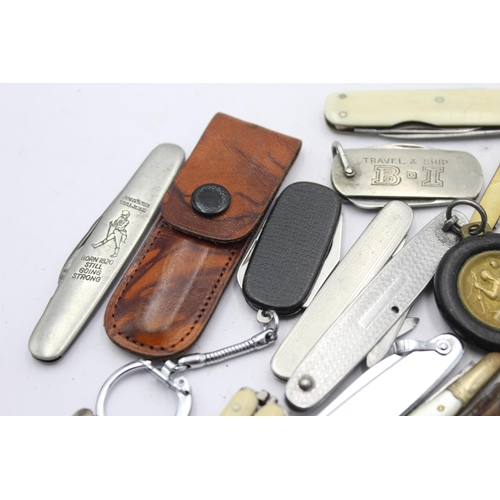 1228 - Twenty antique and vintage pocket knives