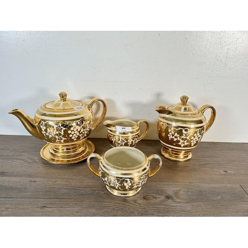 258 - A Sadler five piece tea/coffee set - reference no. 1599J