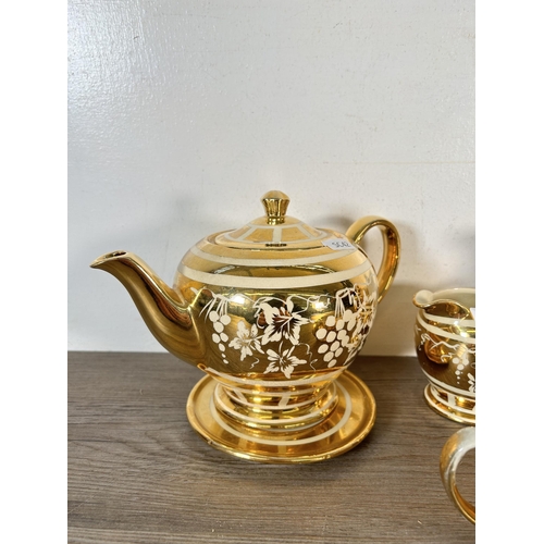 258 - A Sadler five piece tea/coffee set - reference no. 1599J