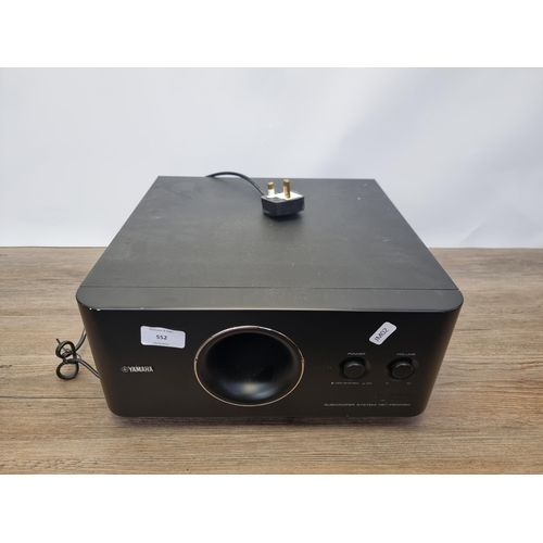 552 - A Yamaha YST-FSWO5O advanced subwoofer system