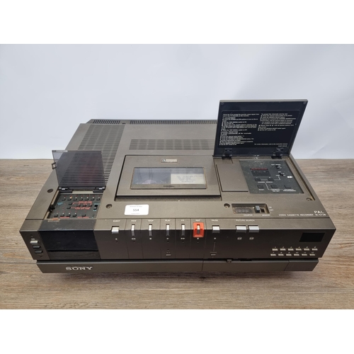 554 - A Sony SL-C7UB Betamax VCR