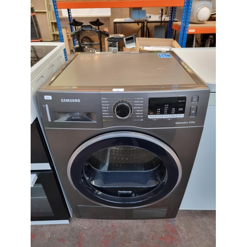 674 - A Samsung OptimalDry 8KG dryer - approx. 60cm wide