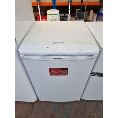 679 - A Hotpoint RZAV21 under counter freezer - approx. 55cm wide