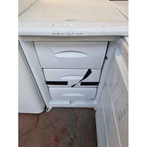 679 - A Hotpoint RZAV21 under counter freezer - approx. 55cm wide