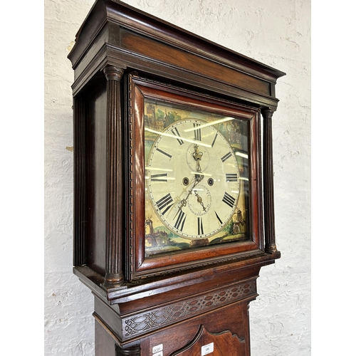 128 - An Art Deco walnut double wardrobe with fitted interior