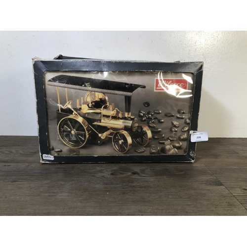 326 - A vintage boxed Wilesco D40 Steam Roller Traction Engine