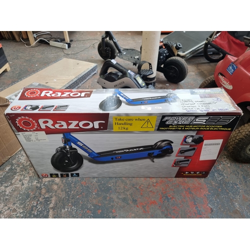 693 - A boxed Razor Powercore S85 electric scooter