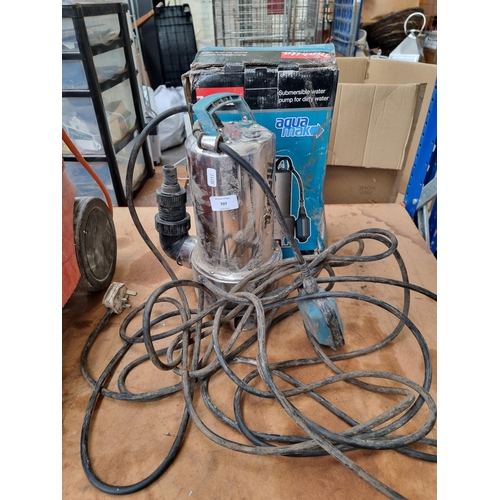 707 - A boxed Makita PF111 Aquamack submersible water pump