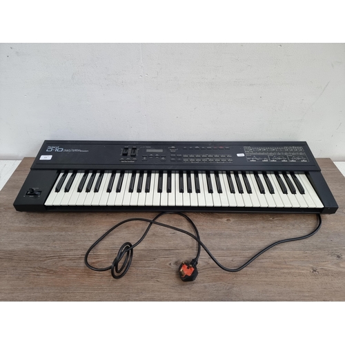 629 - A Roland D-10 Multi Timbral Linear Synthesizer keyboard