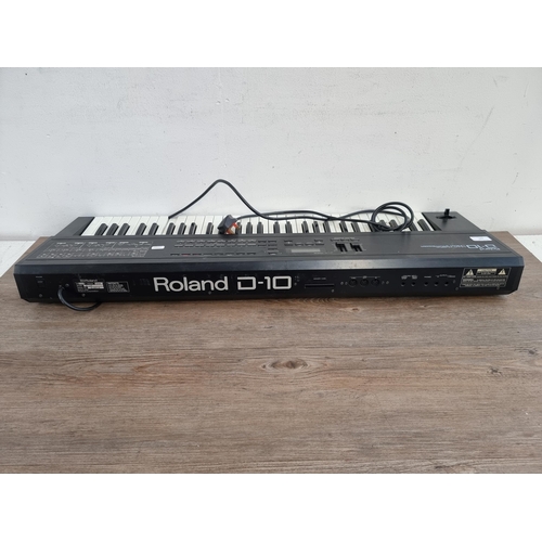 629 - A Roland D-10 Multi Timbral Linear Synthesizer keyboard