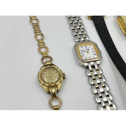 1130 - Eight wristwatches to include Accurist quartz, Sekonda, Orient, Seiko, Citizen Eco Drive etc.