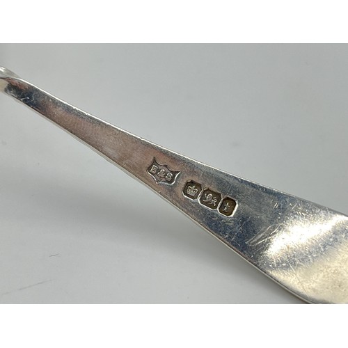 1177 - A George V Baker & Staniforth hallmarked Sheffield silver sauce ladle, dated 1911 - approx. gross we... 