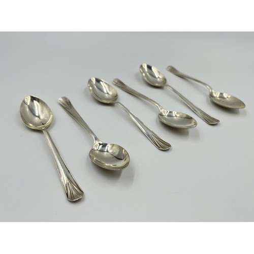 1178 - A set of six Atkin Brothers hallmarked Sheffield silver teaspoons, dated 1935 - approx. gross weight... 