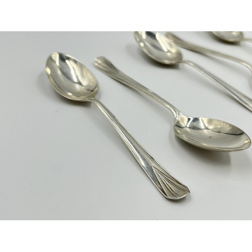 1178 - A set of six Atkin Brothers hallmarked Sheffield silver teaspoons, dated 1935 - approx. gross weight... 