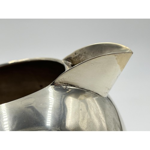 1186 - A Mexican .925 sterling silver water jug - approx. gross weight 562 grams and 14.5cm high