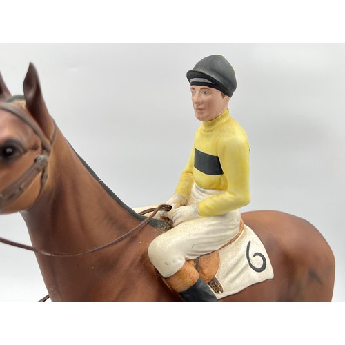 200 - A Beswick Arkle with Pat Taaffe up Connoisseur Model on wooden plinth - approx. 32cm high x 10cm wid... 