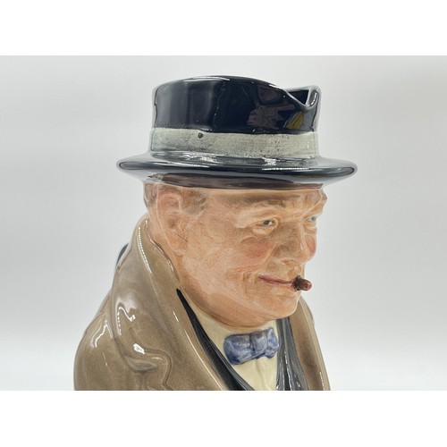 235 - A Royal Doulton Winston Churchill Toby jug - approx. 23cm high