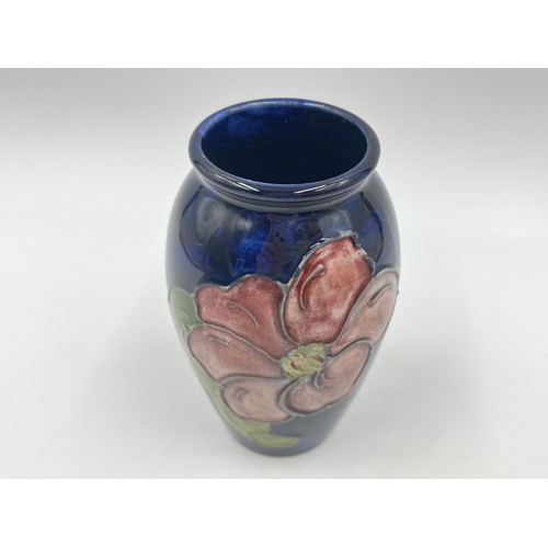 240 - A Moorcroft Clematis pattern vase - approx. 10cm high