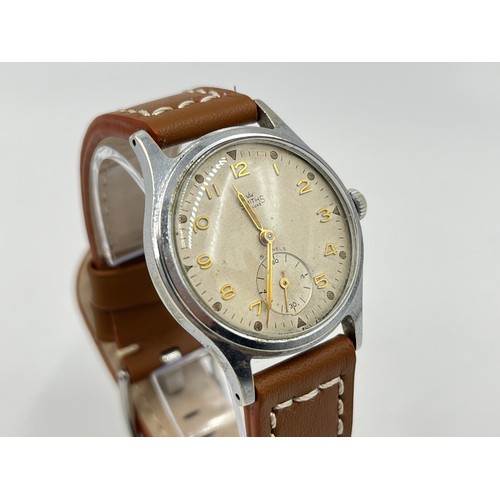 1133A - Sir Edmund Hillary Interest - An early 1950s Smiths Deluxe A409 Everest expedition wristwatch. The A... 