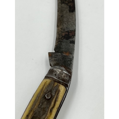 1231 - Fifteen vintage pocket knives to include early 20th century W. Saynor stag horn etc.