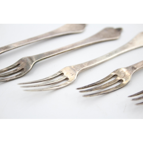 1308 - Five Adie Bros hallmarked Birmingham silver dessert forks, dated 1928 - approx. gross weight 53 gram... 