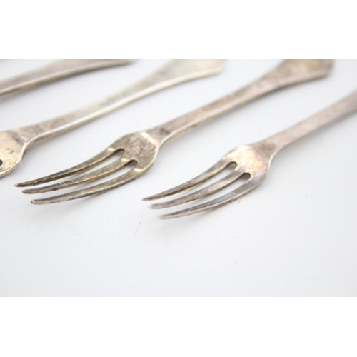 1308 - Five Adie Bros hallmarked Birmingham silver dessert forks, dated 1928 - approx. gross weight 53 gram... 