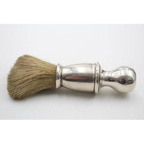 1311 - A Victorian hallmarked Birmingham silver shaving brush, dated 1900 - approx. gross weight 39 grams a... 