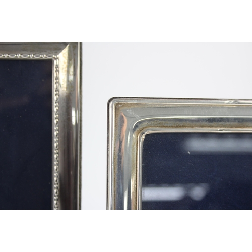 1329 - Four hallmarked sterling silver photo frames - approx. gross weight 1248 grams