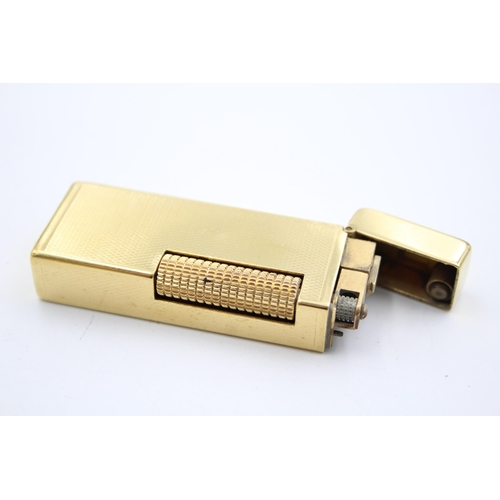 1333 - A boxed Dunhill Rollagas gold plated cigarette lighter